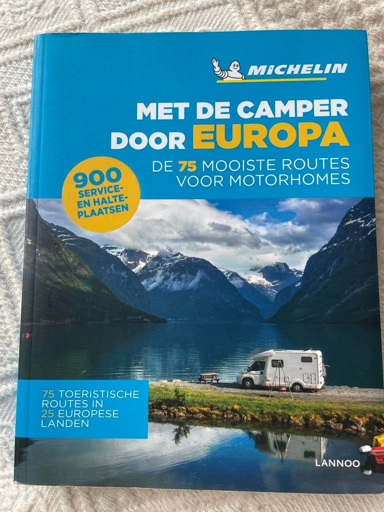 Michelin Campergids Europa: 75 Mooiste Routes (Nieuwstaat), Boeken, Michelin, Europa, Ophalen of Verzenden, Zo goed als nieuw