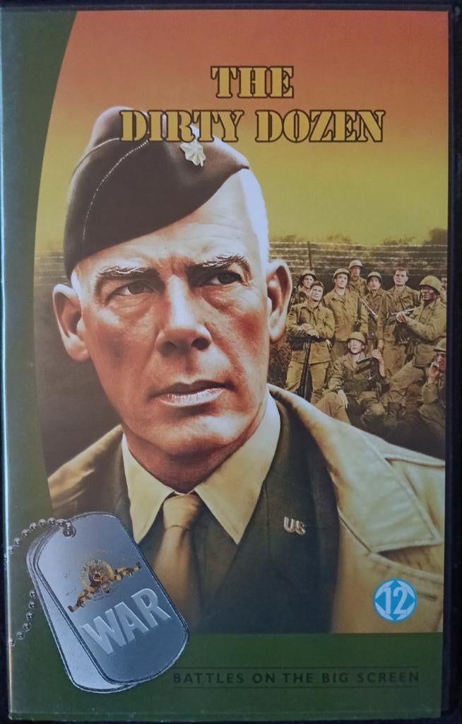 The Dirty Dozen vhs, Vanaf 16 jaar, Ophalen of Verzenden, Zo goed als nieuw, Horror