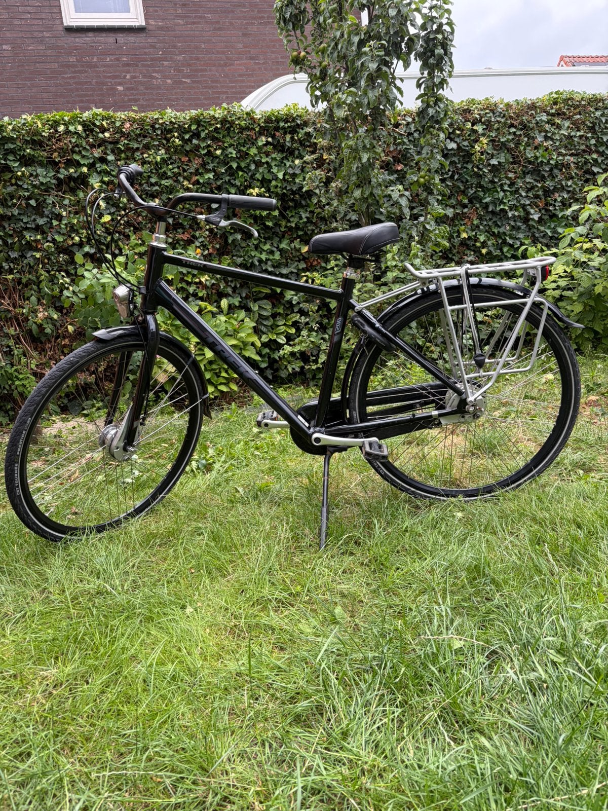 Herenfiets Trek L200 leisure frame 51, Gebruikt, Versnellingen, 49 tot 53 cm, Trommelrem