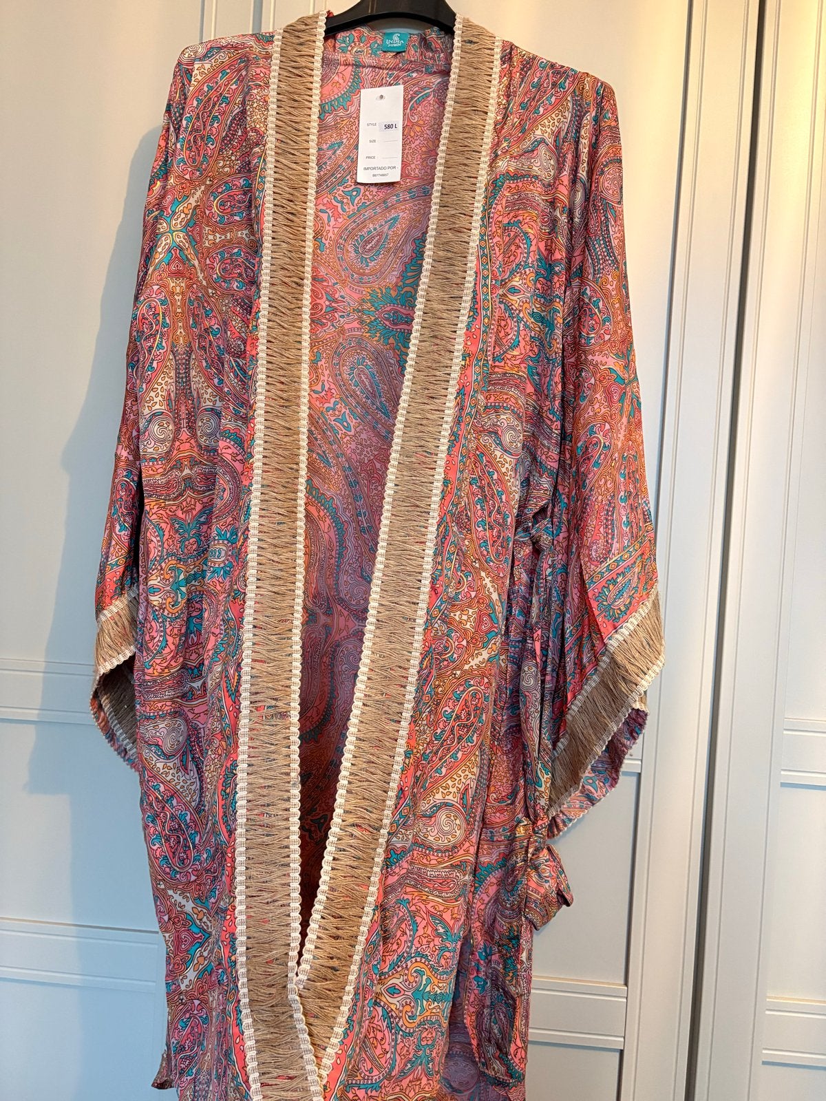 Nieuwe kimono met paisley print strand, Ophalen of Verzenden, Nieuw