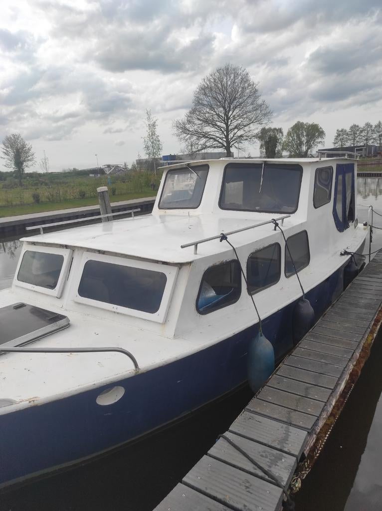 Goedkope stalen Kruizer, Watersport en Boten, Motorboten en Motorjachten, Gebruikt, Staal, Diesel, Binnenboordmotor, Ophalen