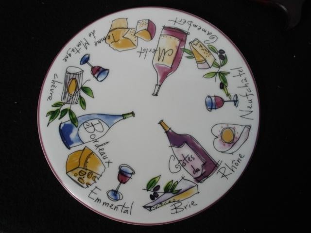 Villeroy & Boch [ ? ] kaasplank jaren 50/ 60, Gebruikt, Overige typen, Ophalen of Verzenden, Overige stijlen