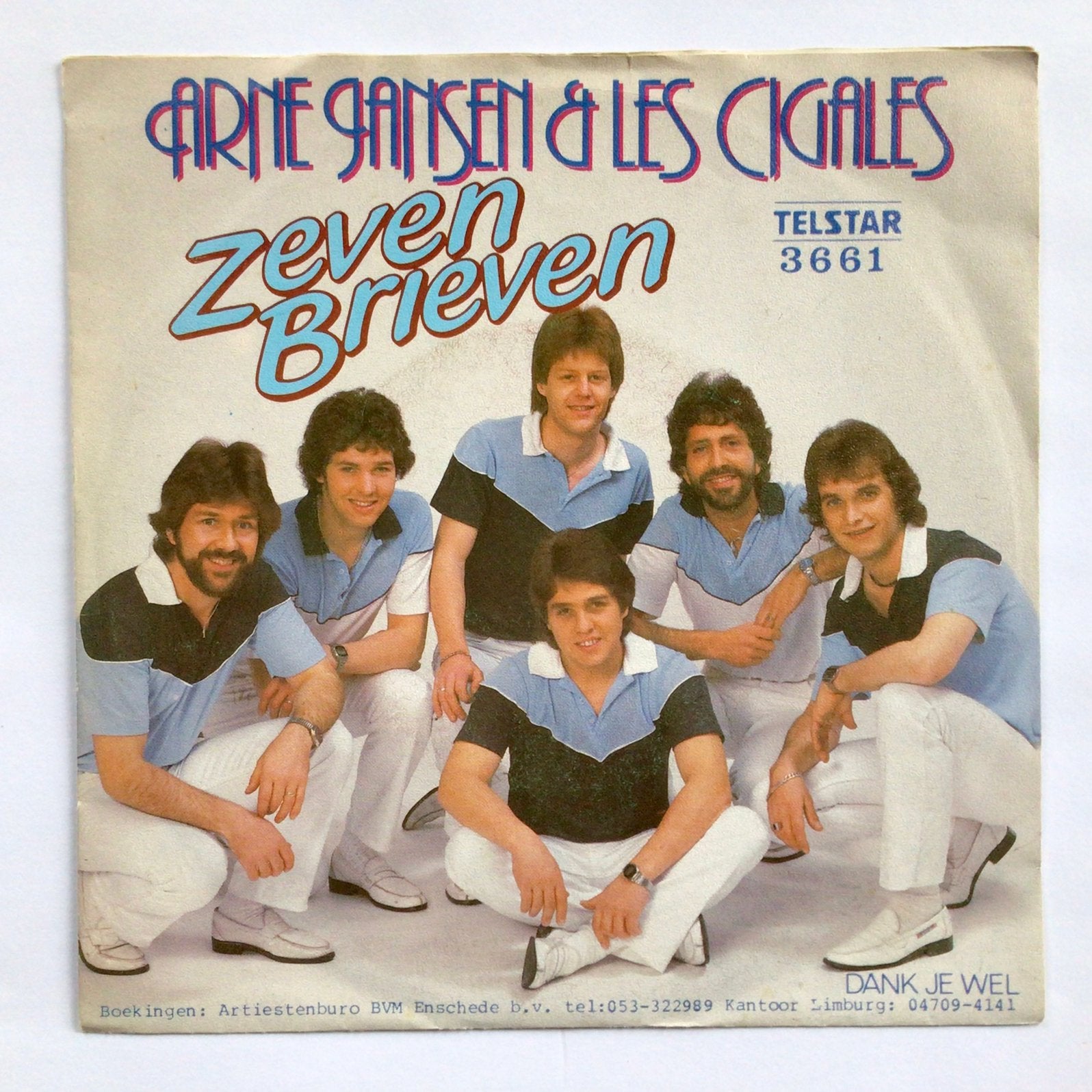 Arne Jansen et Les Cigales - Zeven brieven, Ophalen of Verzenden, Zo goed als nieuw, Nederlandstalig