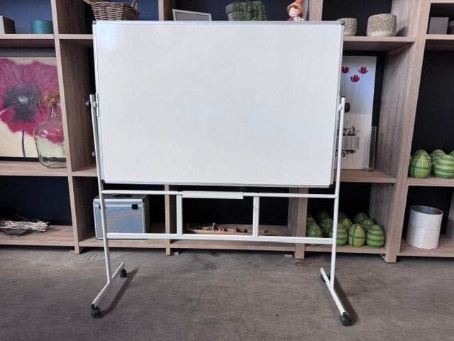 Whiteboard op wielen 162/150x56xH100/181 cm ,125€/st, 19 st, Ophalen of Verzenden, Mobiel, Gebruikt, Whiteboard