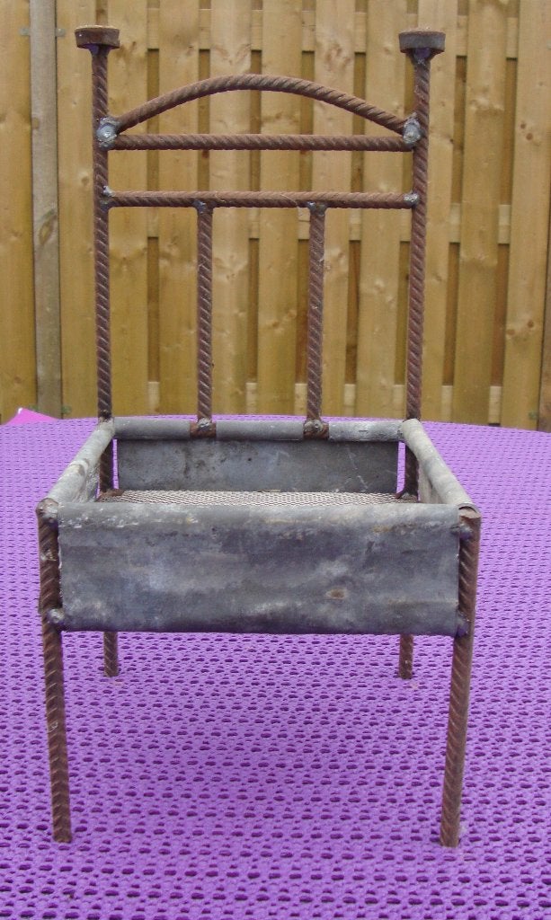 decoratiestoel voor div. decoratieve doeleinden handgemaakt, Hobby en Vrije tijd, Overige thema's, Nieuw, Handgemaakt, Grijs