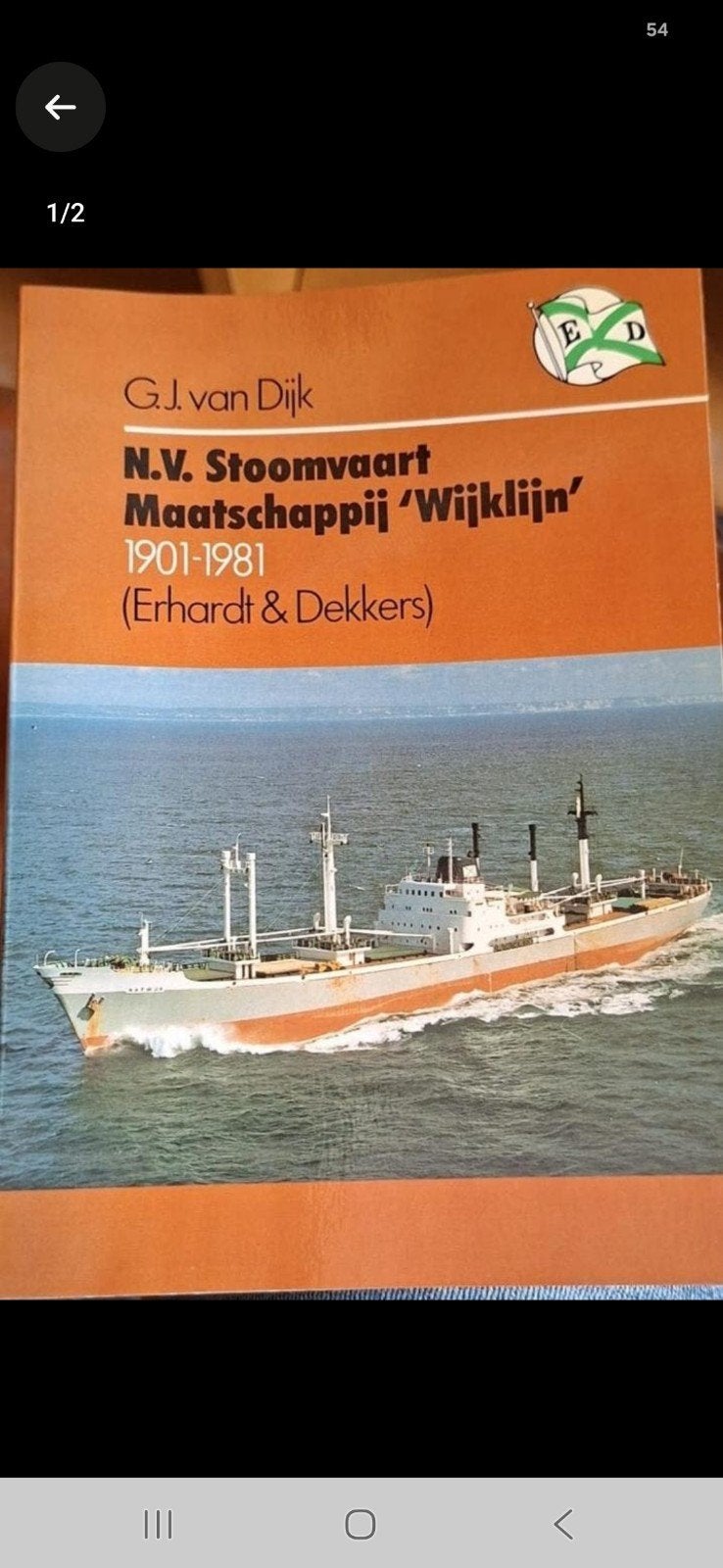N.V. Stoomvaart Maatschappij 'Wijklijn' 1901-1981, Verzamelen, Scheepvaart, Ophalen of Verzenden, Boek of Tijdschrift