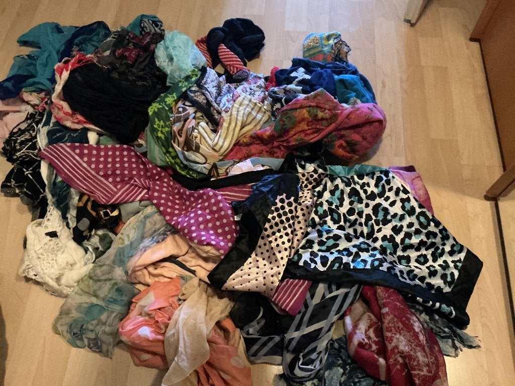 Sjaals, Ophalen of Verzenden, Zo goed als nieuw, Maat 46/48 (XL) of groter, Sjaal