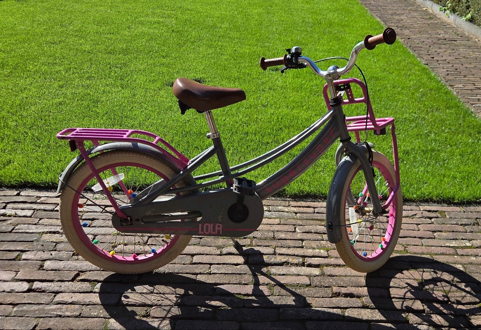 Supersuper kinderfiets 18 inch, Ophalen, Gebruikt, 16 tot 20 inch