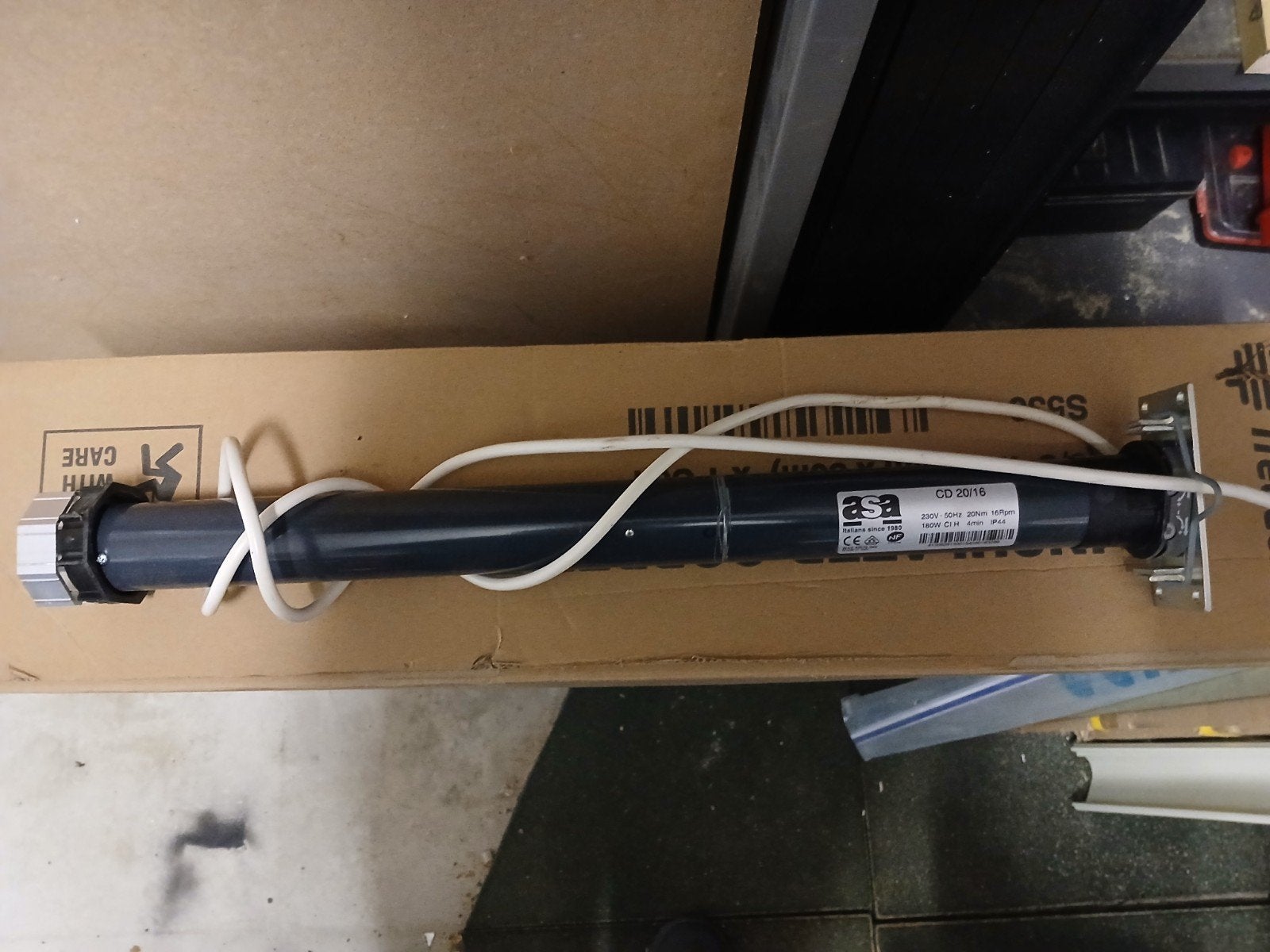 ASA CD 20/16 Buis Motor voor Rolluik/Zonwering, Doe-het-zelf en Verbouw, Minder dan 100 cm, Ophalen of Verzenden, Zo goed als nieuw