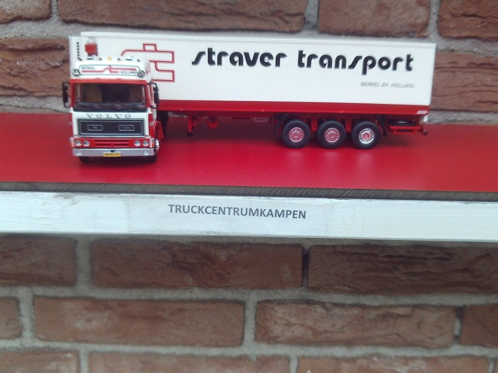 Tekno  Volvo  F12  Globetrotter  van  Straver., Hobby en Vrije tijd, Ophalen of Verzenden, Nieuw, Bus of Vrachtwagen, Tekno