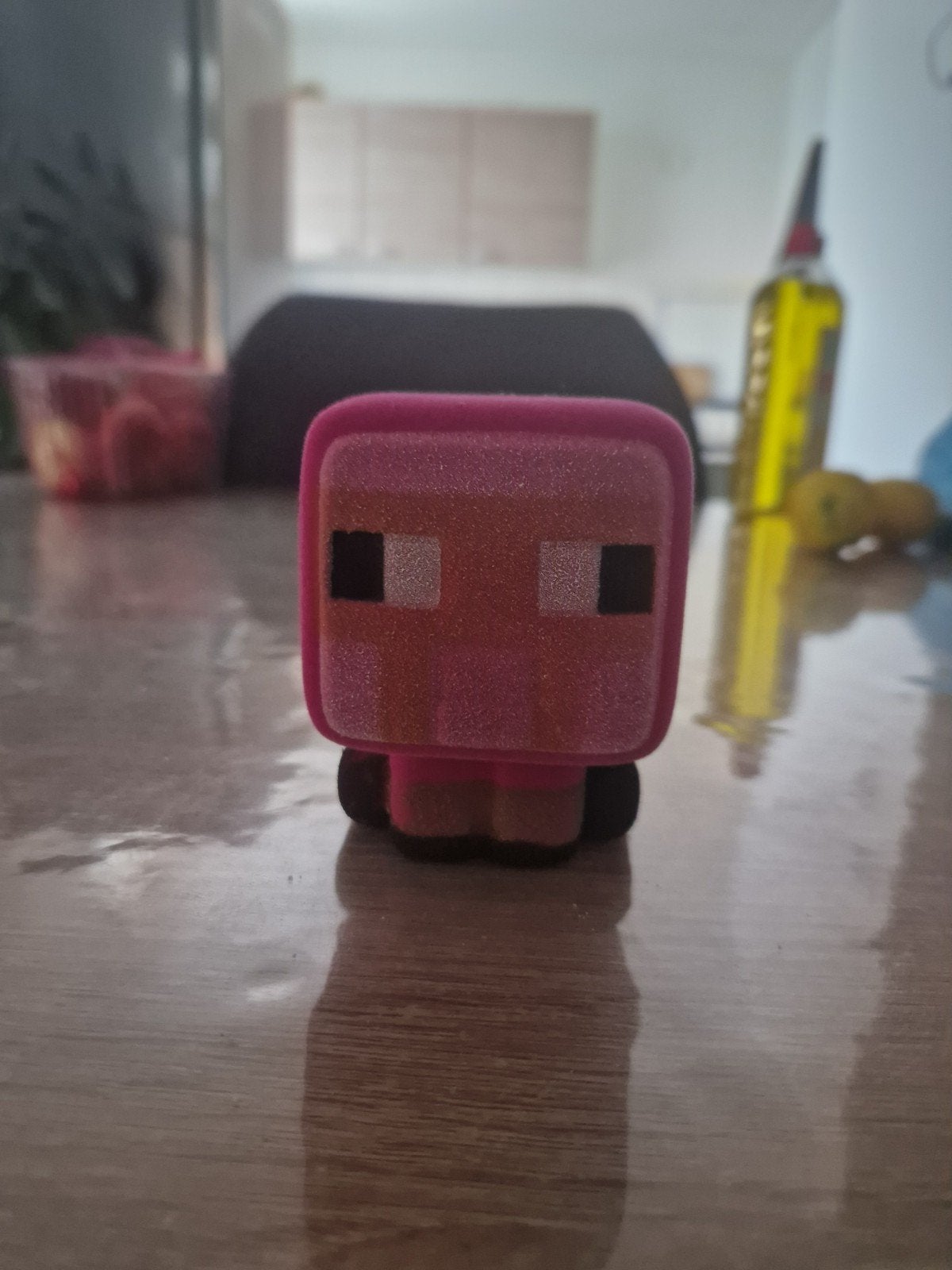 Zeldzame Minecraft Roze Schaap Plushie - Verzamelobject!, Ophalen, Zo goed als nieuw