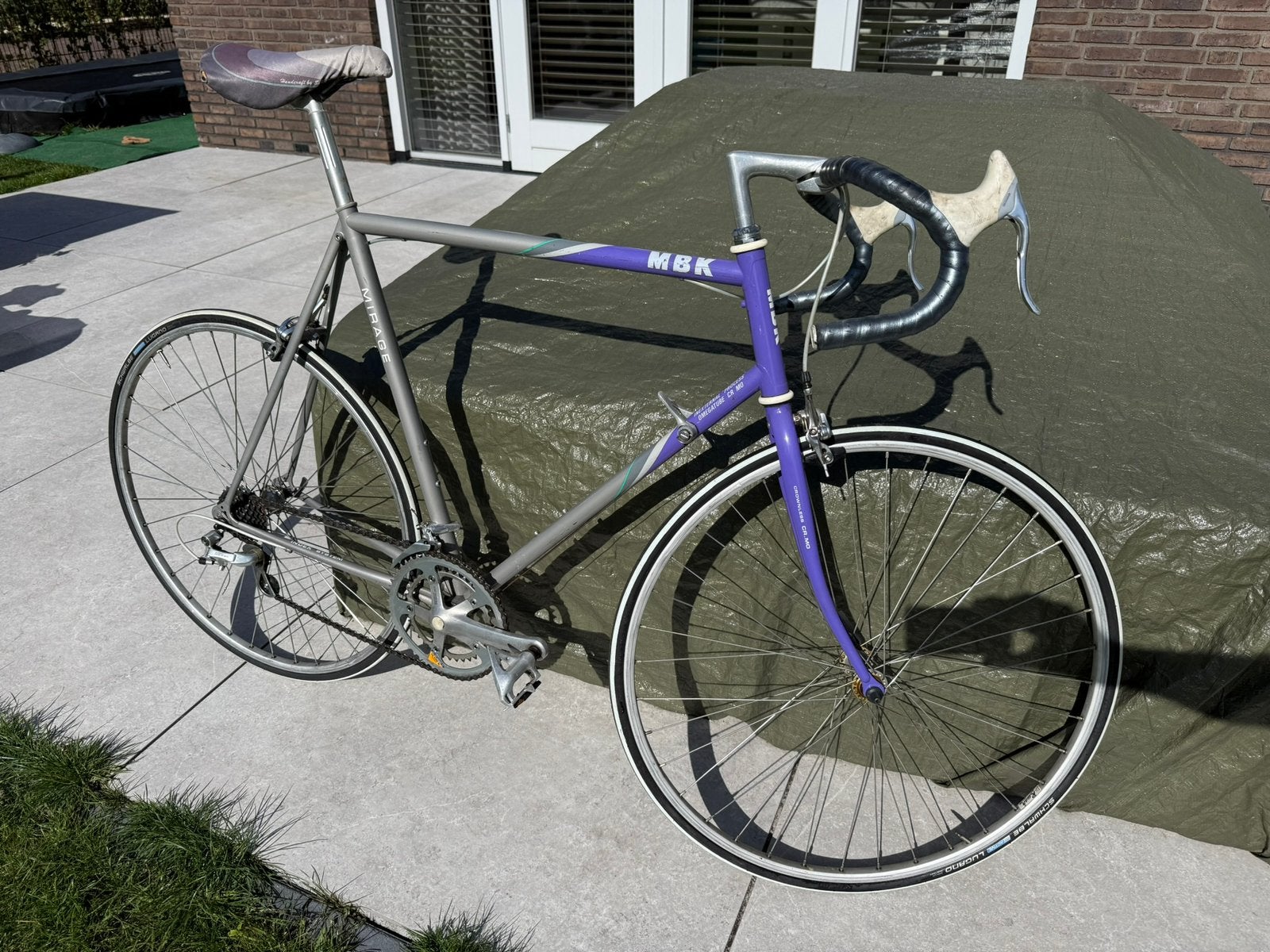 MBK Mirage Racefiets (61cm) met biopace retro, Gebruikt, Velgrem, 15 tot 20 versnellingen, Ophalen