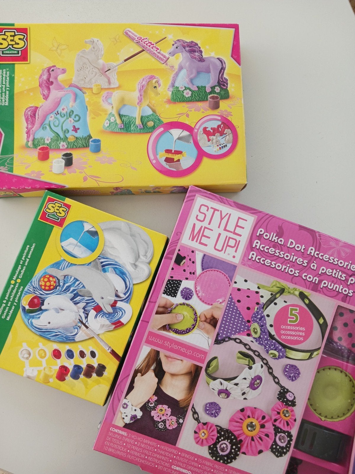 Knutselmaterialen: gips gieten en accessoires maken, Ophalen, Gebruikt, Dieren, Knutselset