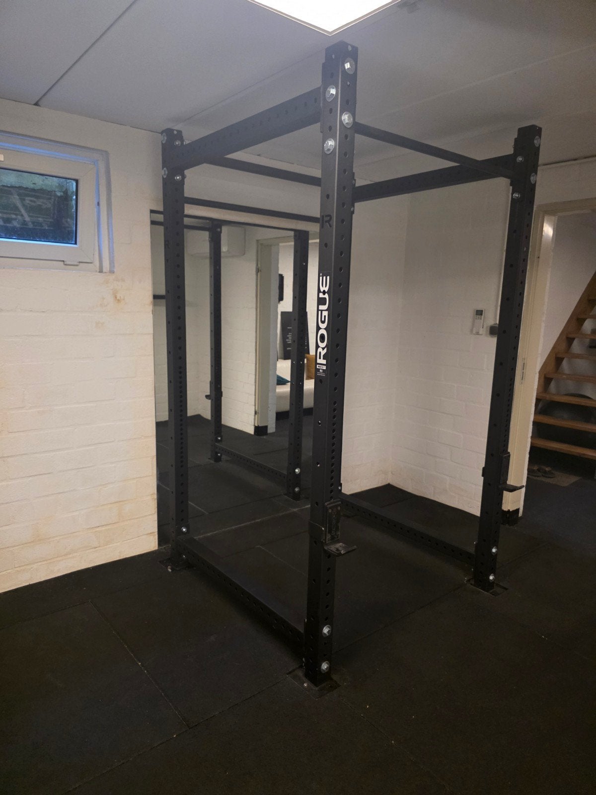 Rogue RML-490 Power Rack 80 inch, Ophalen, Gebruikt, Armen, Krachtstation