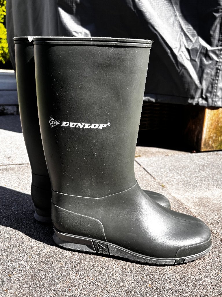 Dunlop donkergroen regen /tuin laarzen - maat: 34, Kinderen en Baby's, Gebruikt, Jongen of Meisje, Ophalen of Verzenden, Laarzen
