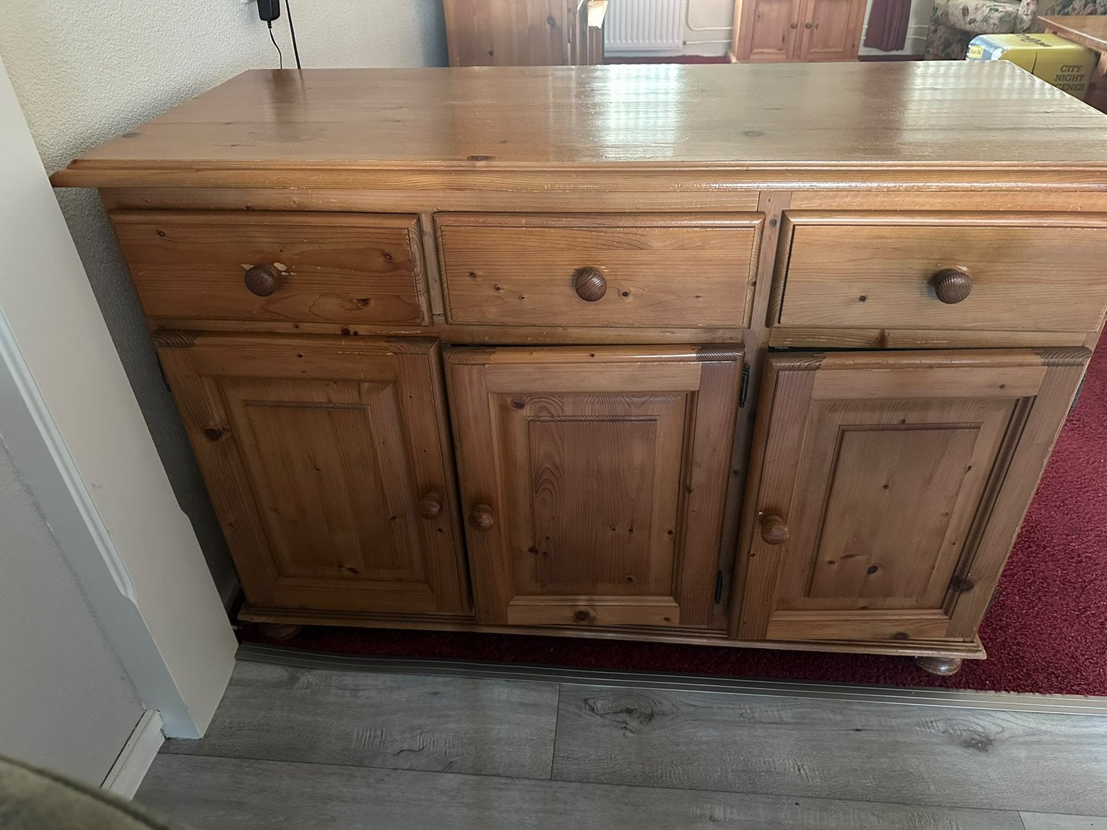 Grenen dressoir, Huis en Inrichting, Ophalen, Gebruikt, 50 tot 75 cm