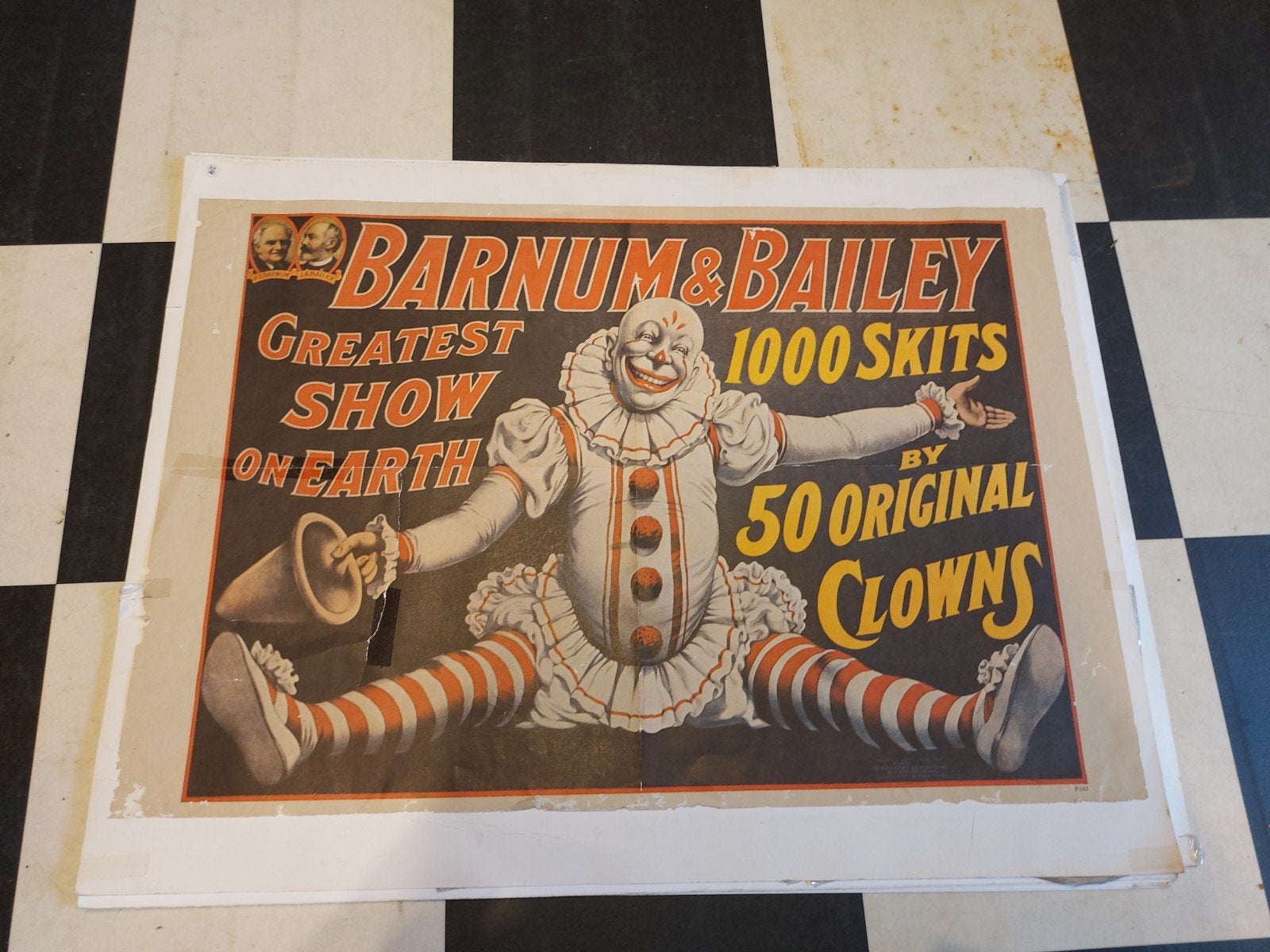 Vintage circus posters, Verzamelen, Ophalen, Gebruikt, A1 t/m A3