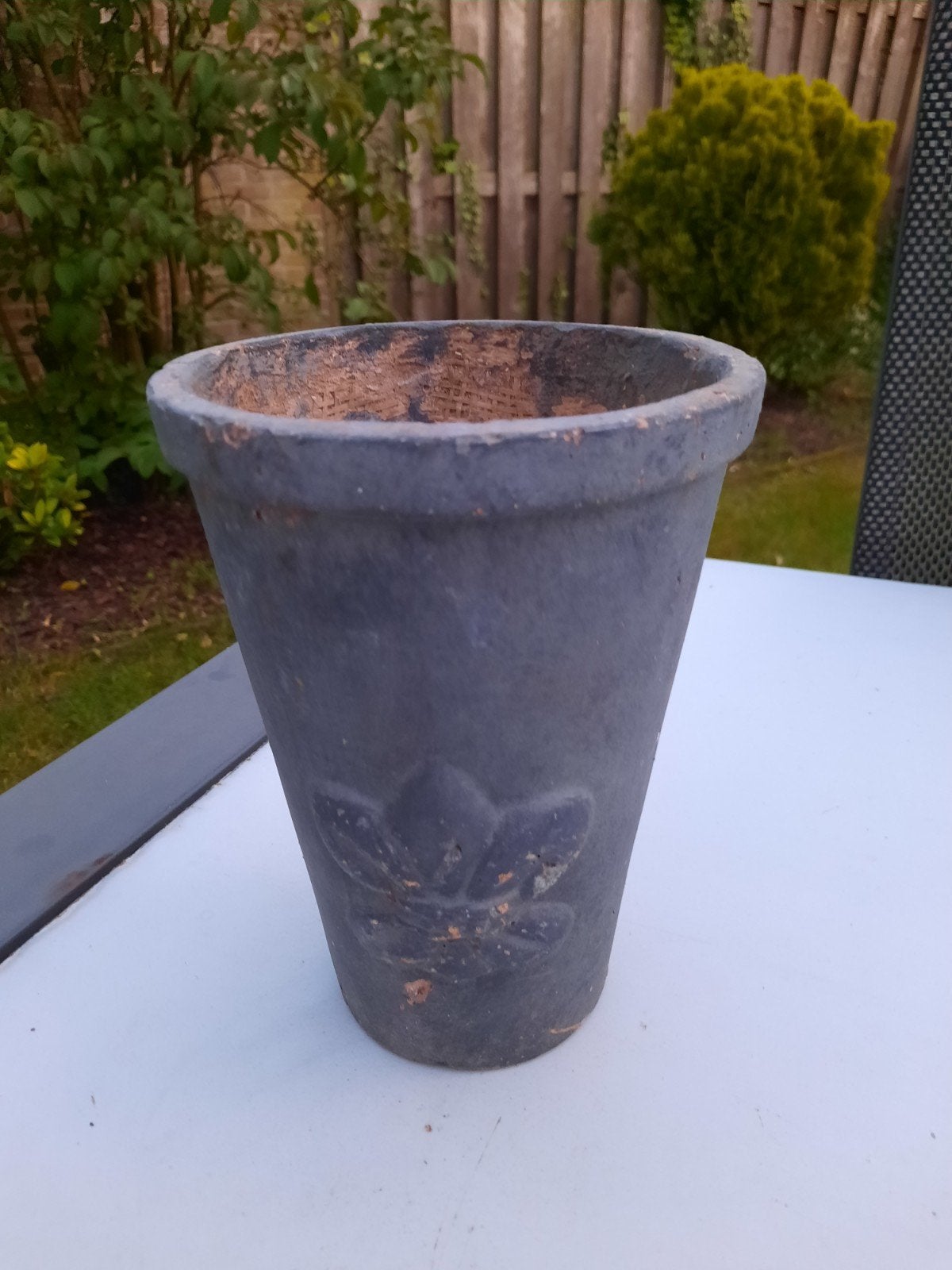Buiten Bloempot plantenpot plantenbak bloembak 20 cm hoog, Ophalen of Verzenden