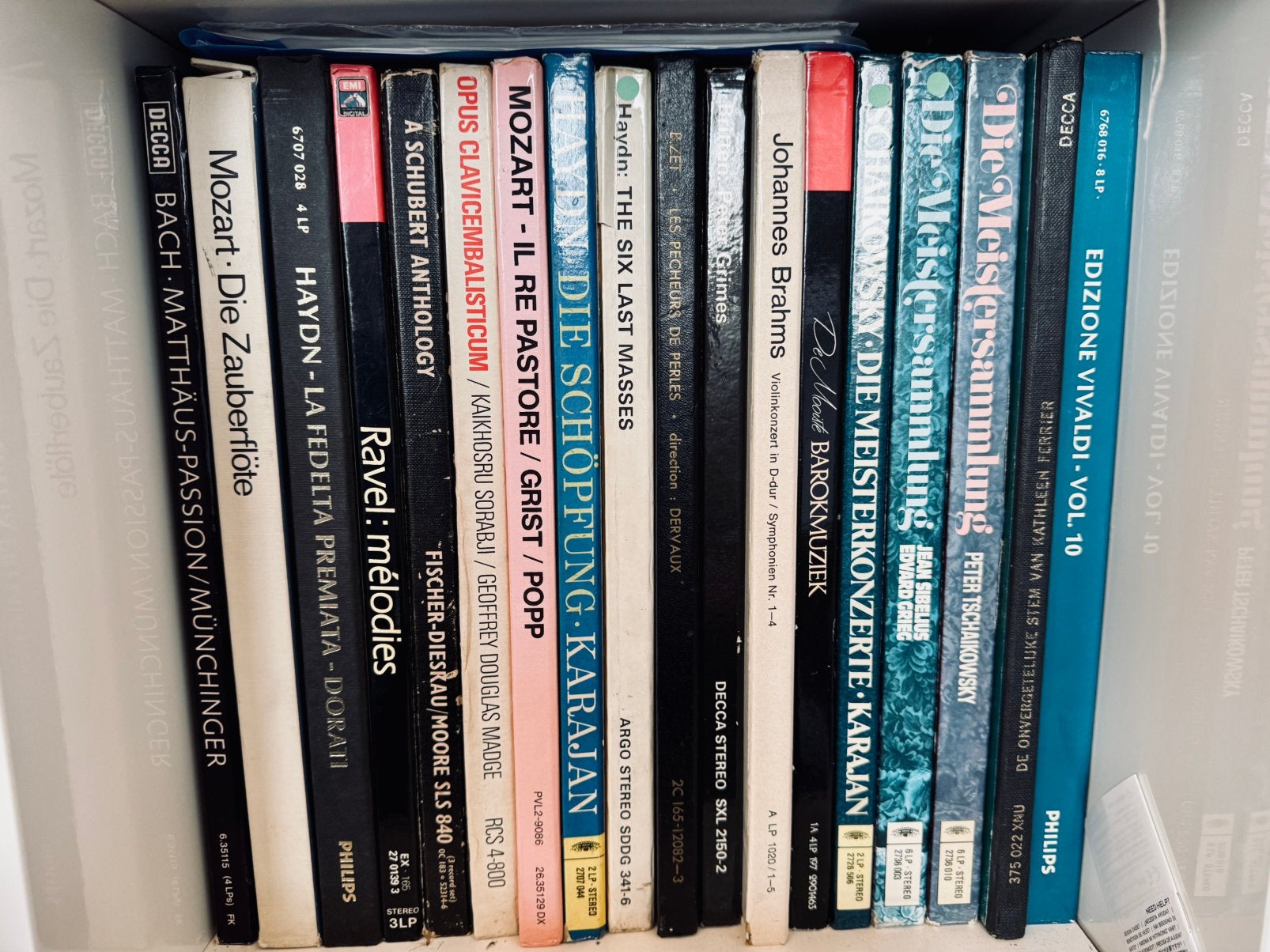 Klassieke muziek LP boxen, Ophalen, Gebruikt, Overige typen, Complilatie