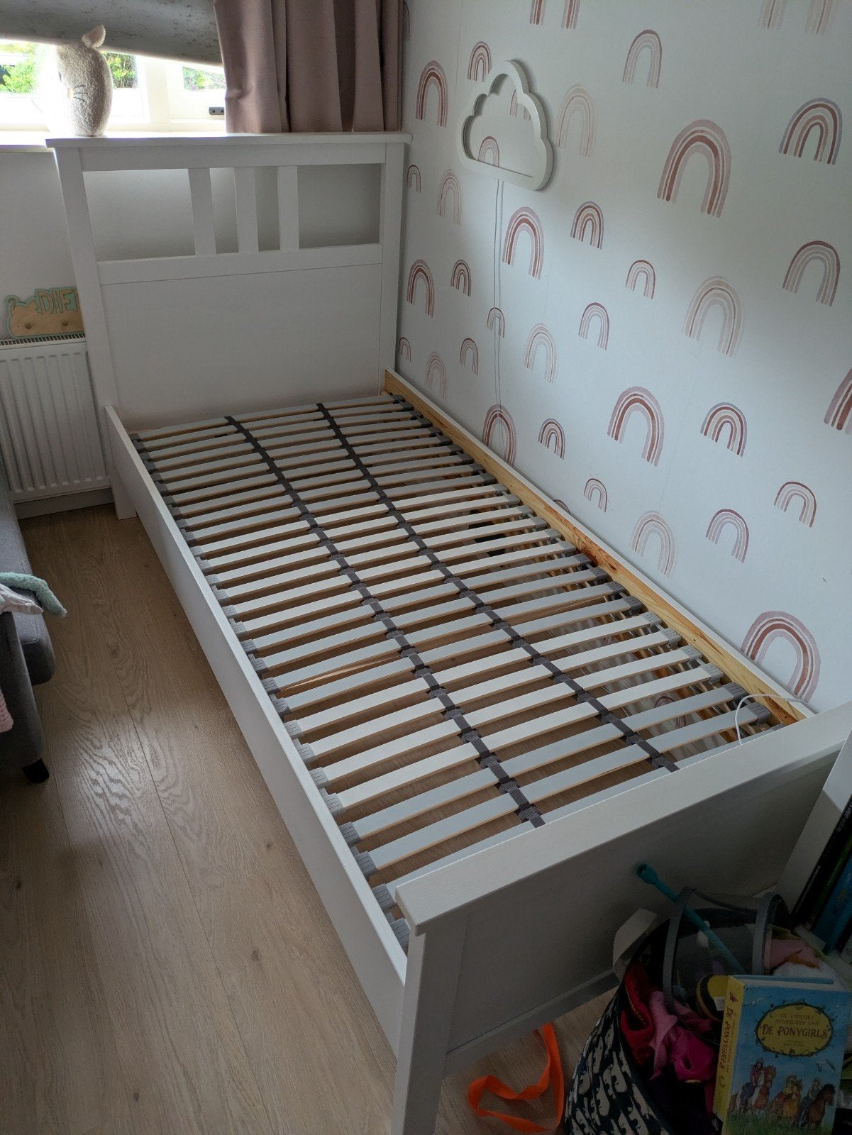 IKEA Hemnes Eenpersoonsbed met Lattenbodem (excl. matras), Ophalen, Gebruikt, 90 cm, Eenpersoons