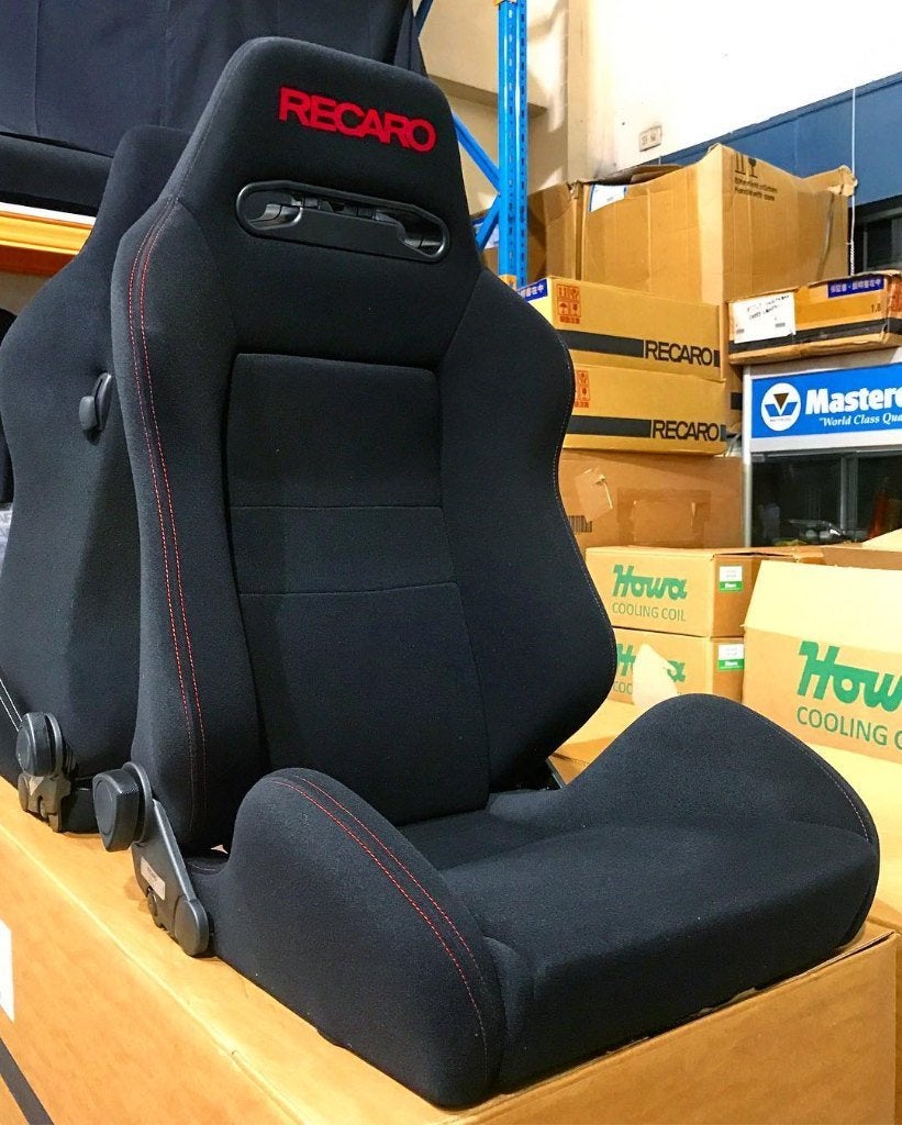 Recaro SR5 Speed stof velours zwart kuipstoel sportstoel, Auto diversen, Ophalen of Verzenden