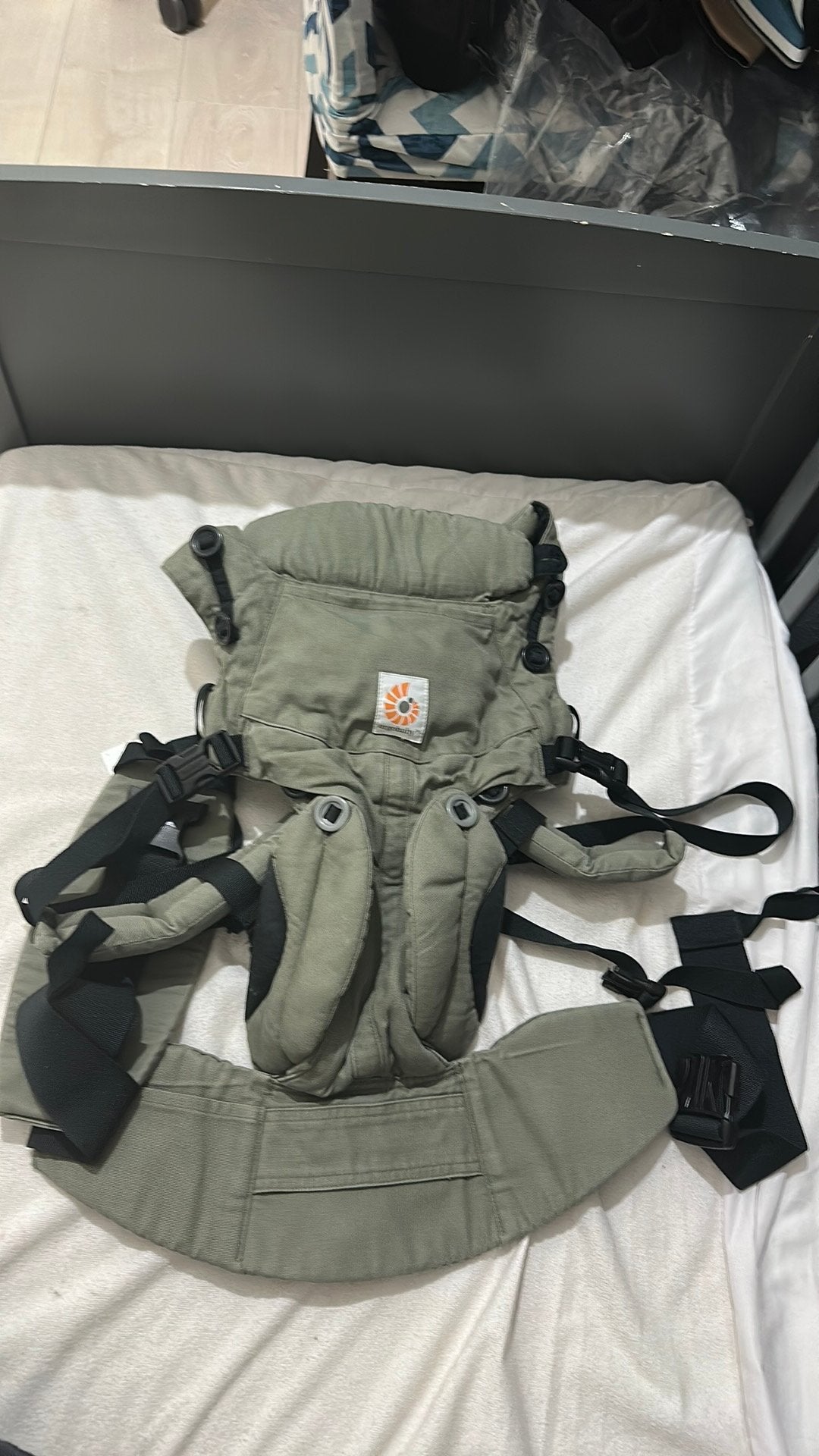 Ergobaby 360 – Khaki Green | Clean & Great Condition, Ophalen, Zo goed als nieuw, Draagzak, Overige merken