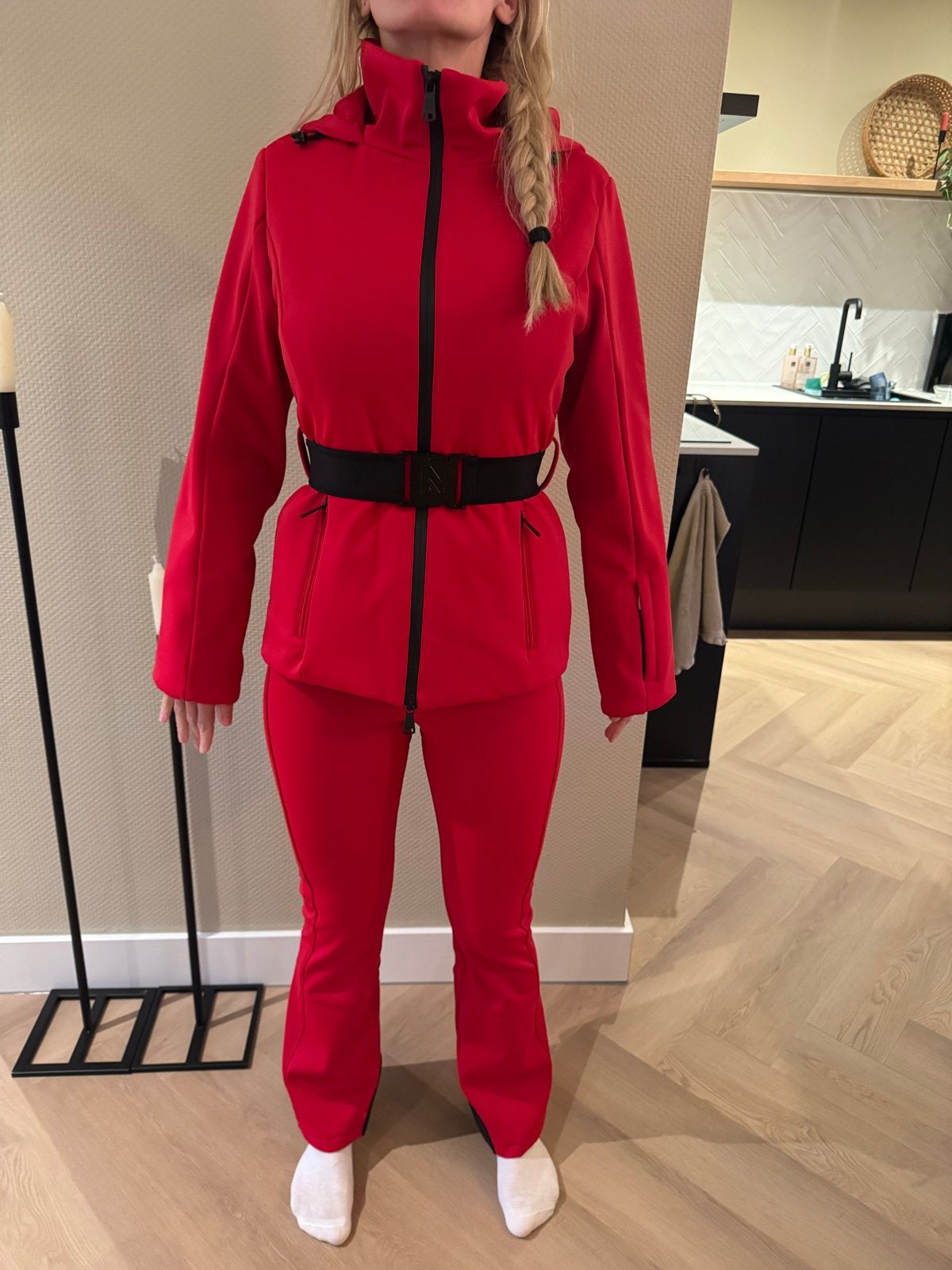 Nikkie ski pak  Ueda Jacket & Grace Pants - Racing Red, Kleding | Dames, Ophalen of Verzenden, Nieuw, Maat 34 (XS) of kleiner