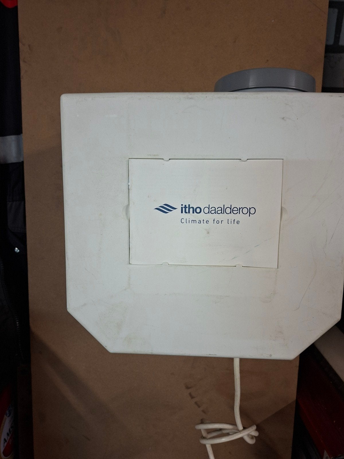 Itho CVE ECO Fan Ventilatie Unit met Vochtsensor Perilex, Doe-het-zelf en Verbouw, Ophalen of Verzenden, Zo goed als nieuw, Ventilator en Afzuiger