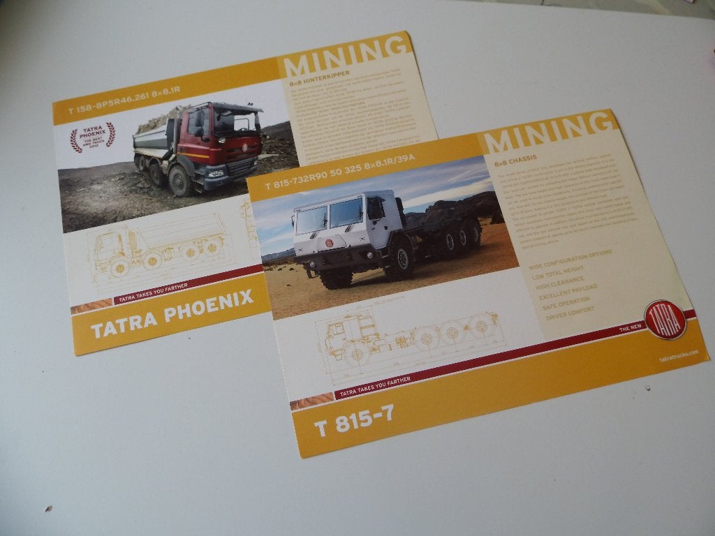 Tatra Phoenix en T 815-7 Mining, Verzenden, Zo goed als nieuw, Overige merken