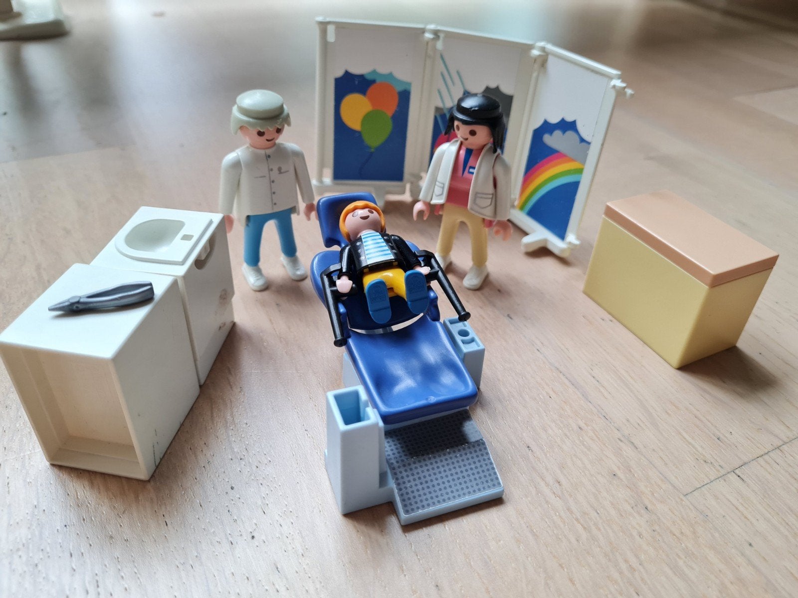 Playmobil Figuren: Tandarts, Visser en Accordeon Speler, Kinderen en Baby's, Ophalen of Verzenden, Gebruikt, Losse onderdelen