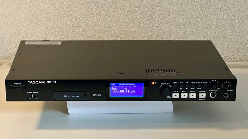 Tascam CF card speler, recorder SS-R1 met 8 GB card, Audio, Tv en Foto, Professionele Audio-, Tv- en Video-apparatuur, Gebruikt