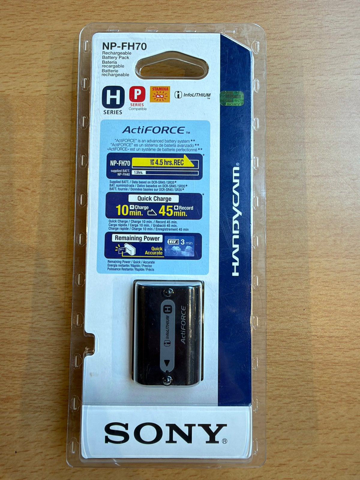 Sony NP-FH70 battery pack NIEUW in blister, Ophalen of Verzenden, Nieuw
