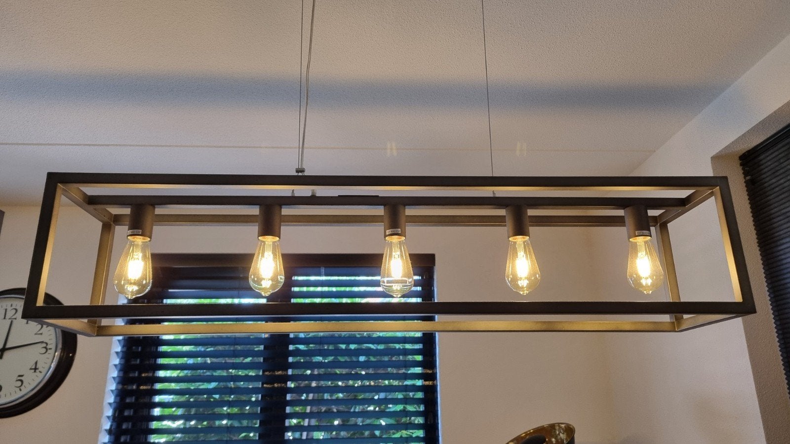 Metalen industriële hanglamp, Ophalen, Gebruikt, E27 (groot), Modern industrieel