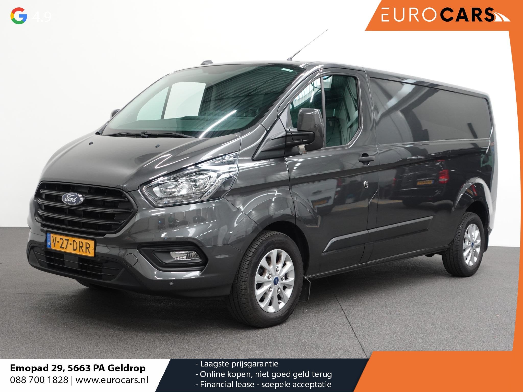 Ford Transit Custom 300 2.0 TDCI 130pk L2H1 Trend Automaat A, Stof, Euro 6, 4 cilinders, 129 pk