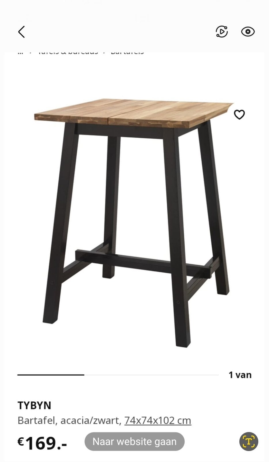 Tybyn tafel met bijpassende stoelen, Ophalen, Vierkant, Tot twee personen, Zo goed als nieuw