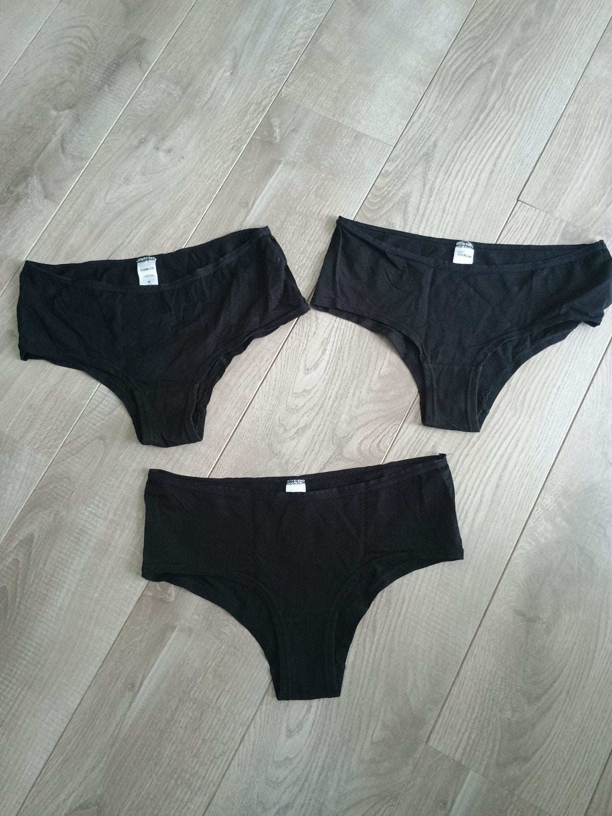3x Zwarte slips maat XL - Janina - Nooit gedragen, Janina, Ophalen of Verzenden, Zwart, Slip