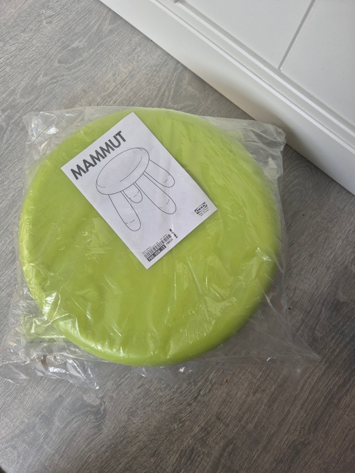 ikea mammut krukje appelgroen groen kinderkerk kinderstoel, Ophalen of Verzenden, Nieuw