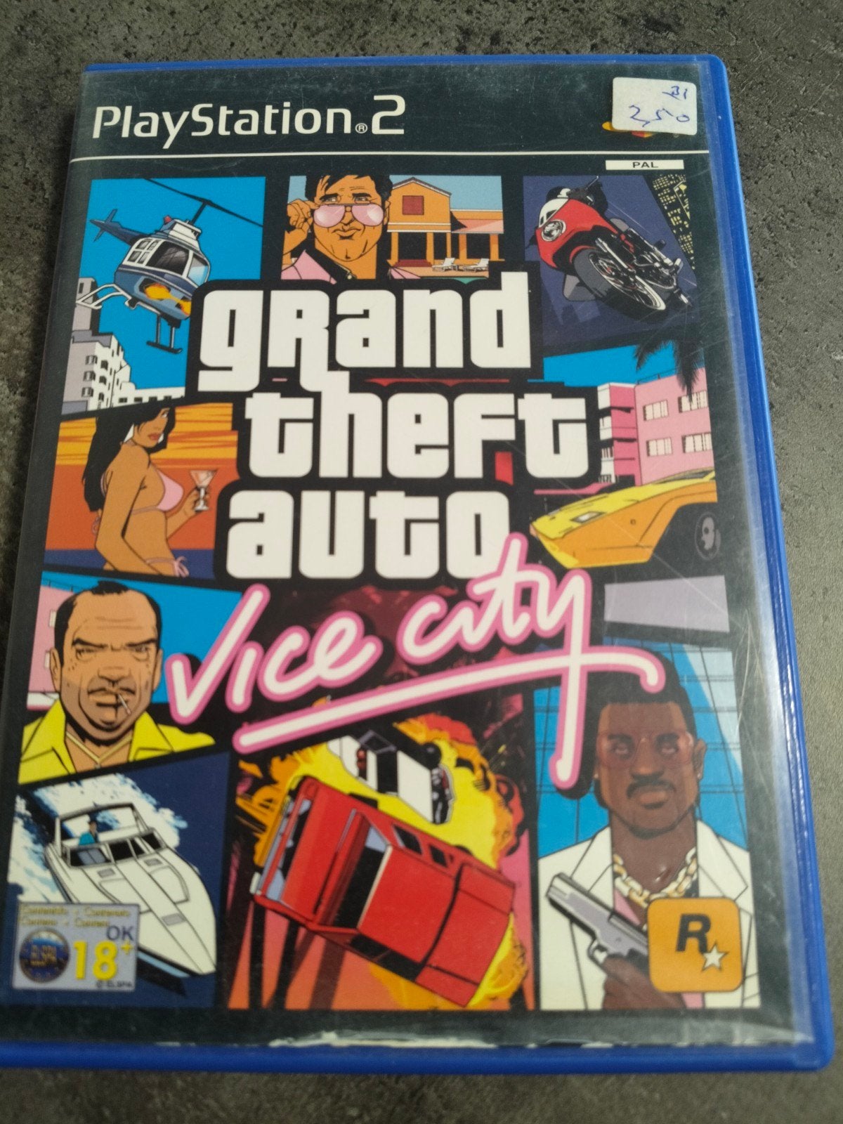 Grand Theft Auto Vice City - PlayStation 2 (PS2), Avontuur en Actie, Gebruikt, Vanaf 18 jaar, 1 speler