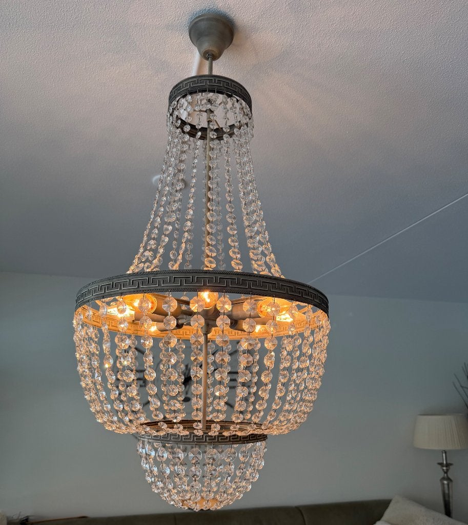 Hanglamp, Ophalen, Gebruikt, Glas