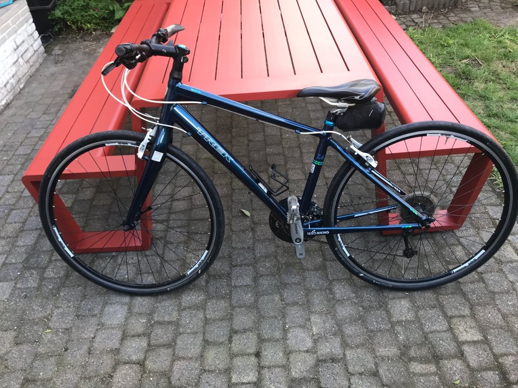 Trek 7.4 womens lichte gravelbike, 28 inch, Gebruikt, Velgrem, Aluminium