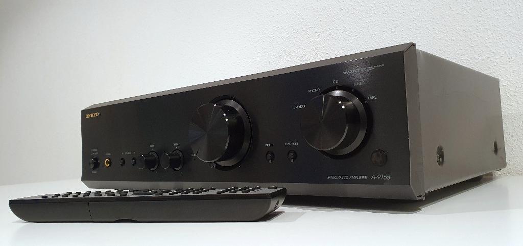 Geïntegreerde Stereo Versterker - Onkyo A-9155 (65W), Audio, Tv en Foto, Versterkers en Receivers, Ophalen of Verzenden, 60 tot 120 watt