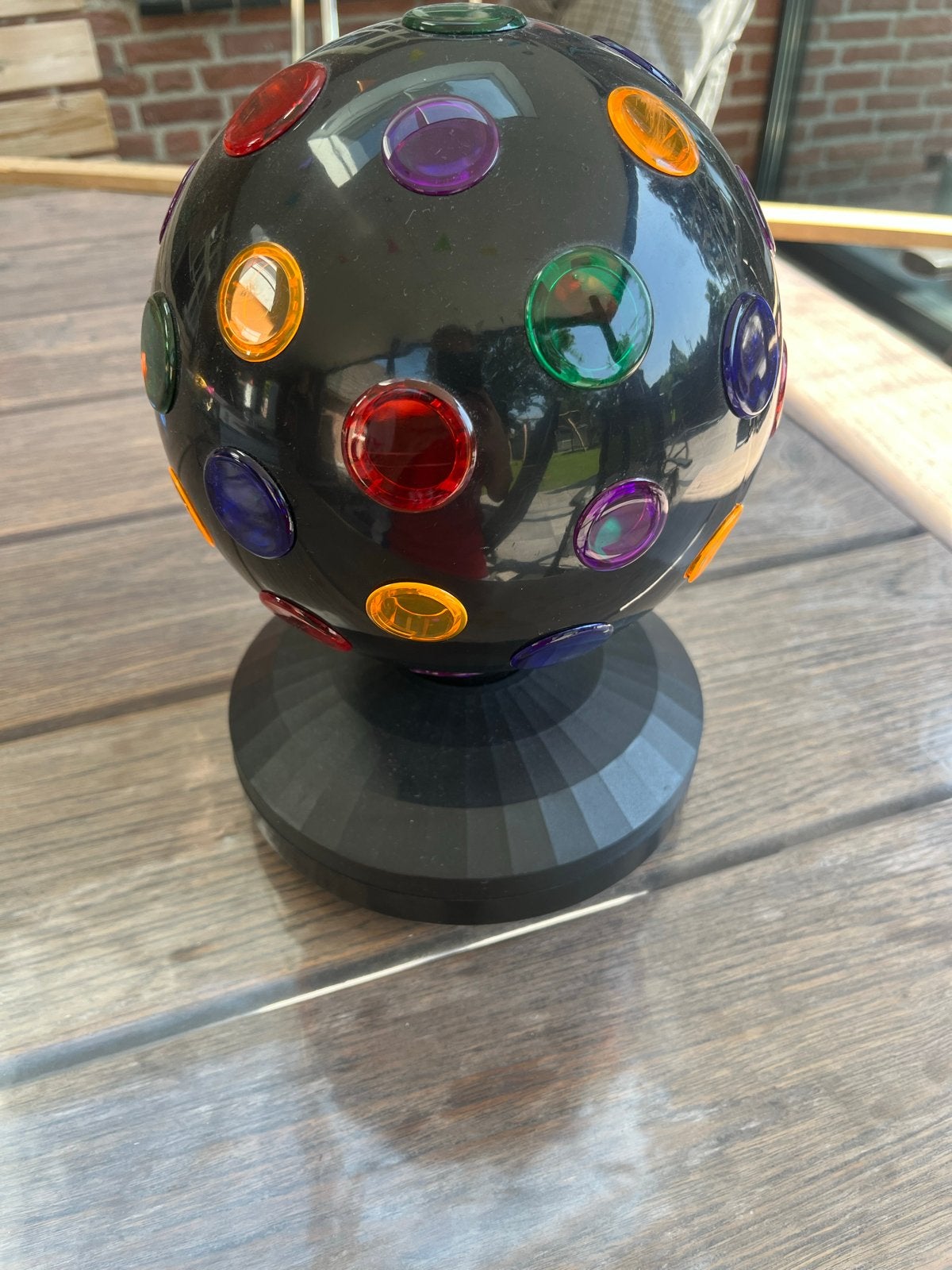 Discolamp met gekleurde lichteffecten, Overige merken, Kunststof, Zwart, Nieuw