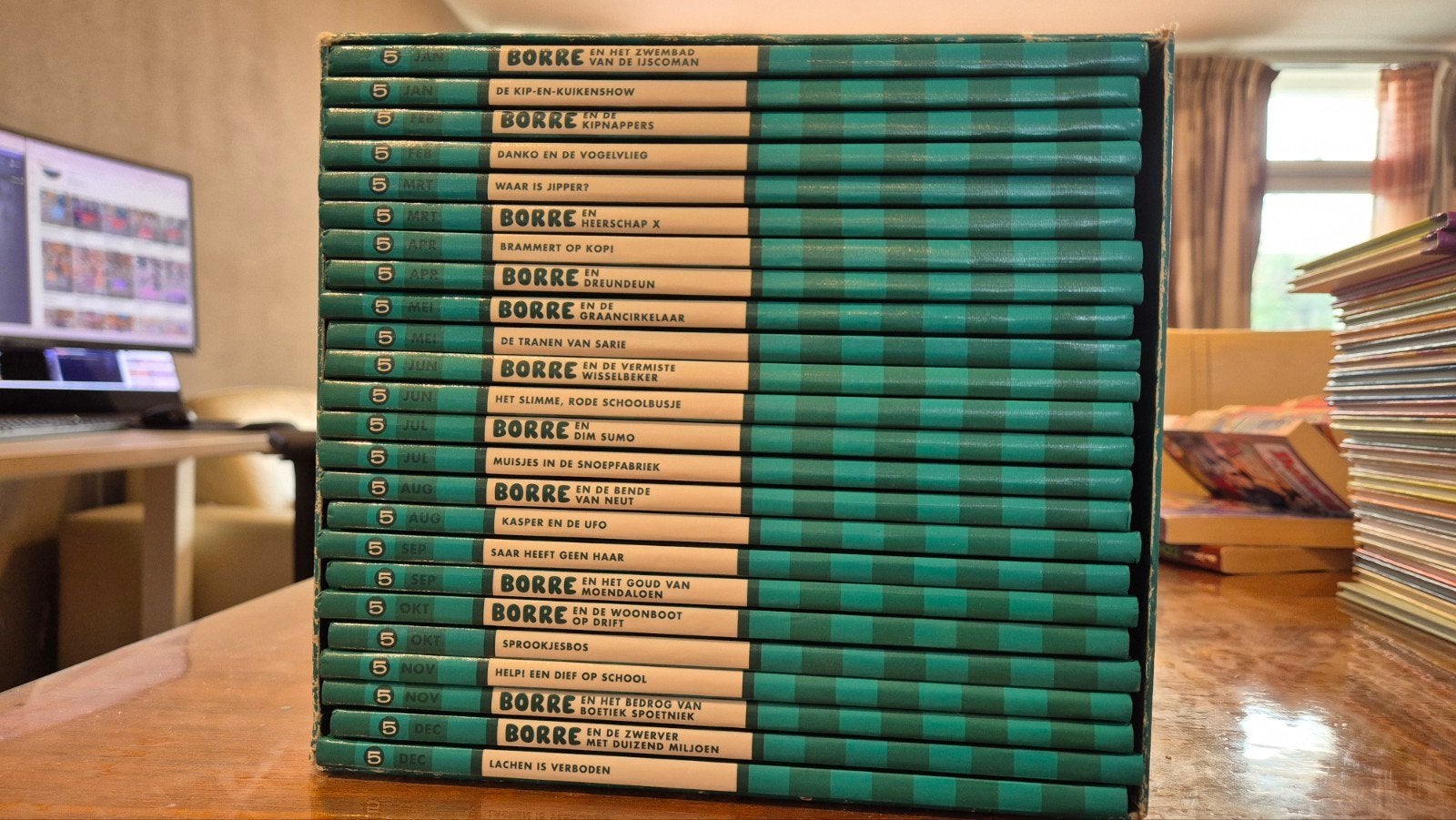 Borre kinderoeken groep 5 Complete - 24 Delen in Cassette, Boeken, Ophalen, Gelezen, Jeroen Hoogerwerf, Fictie algemeen