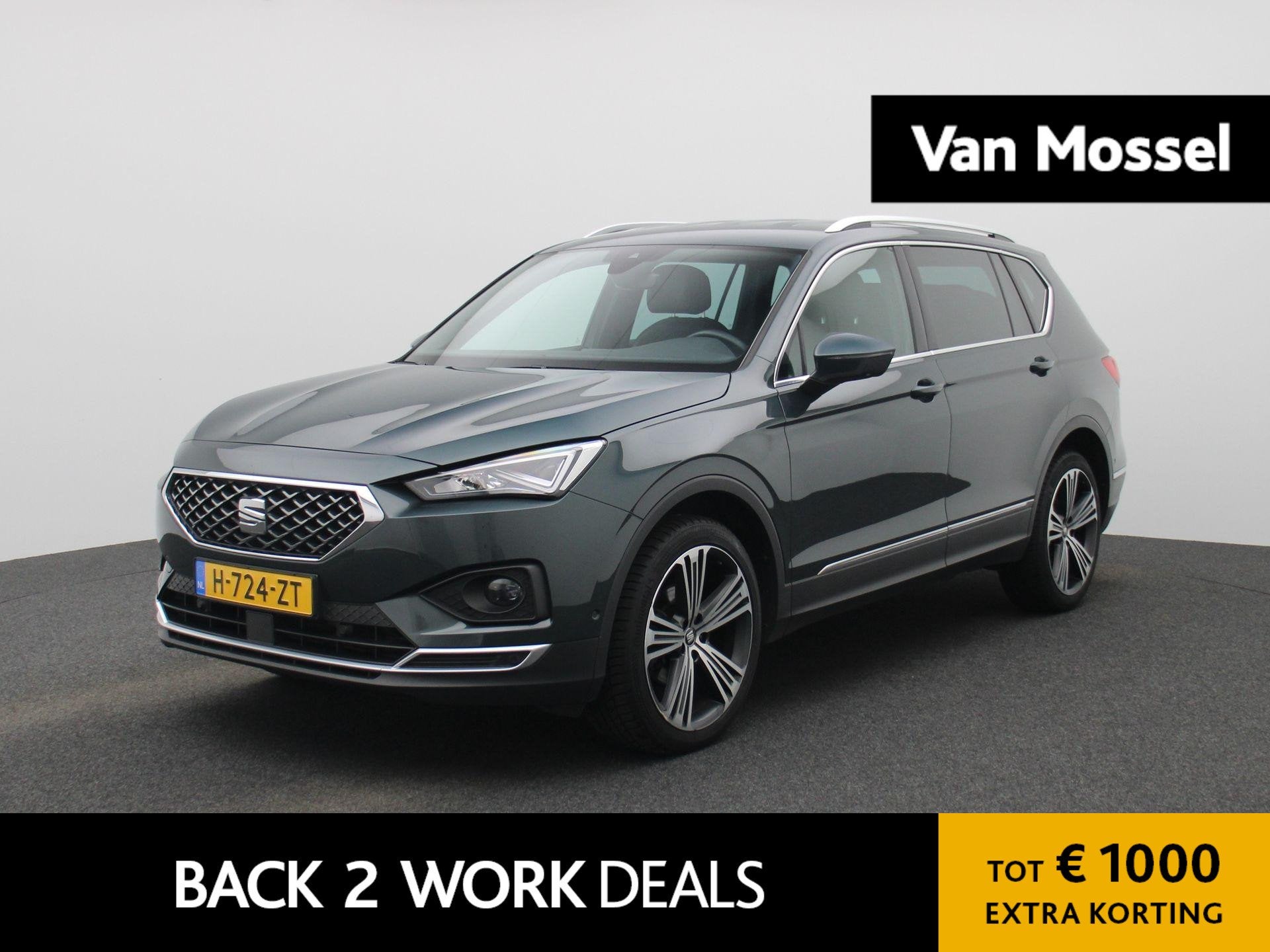 SEAT Tarraco 1.5 TSI Xcellence | Automaat | Keyless | Elektr, Auto's, 12 maanden, Euro 6, 4 cilinders, Alcantara