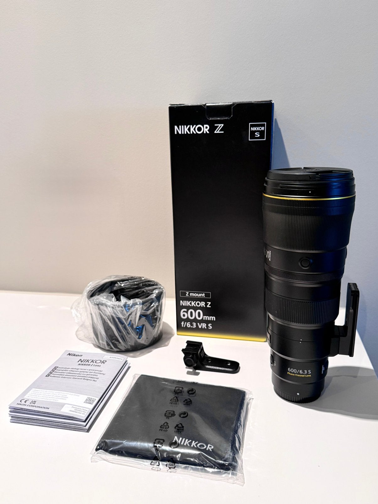 Nikon NIKKOR Z 600mm f/6.3 VR S | Nieuwstaat | Compleet, Audio, Tv en Foto, Fotografie | Lenzen en Objectieven, Ophalen, Nikon