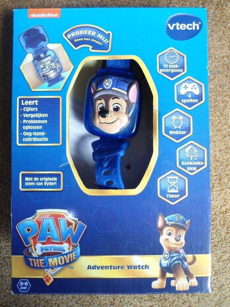 Vtech Paw patrol horloge, Ophalen of Verzenden, Zo goed als nieuw, 2 tot 4 jaar