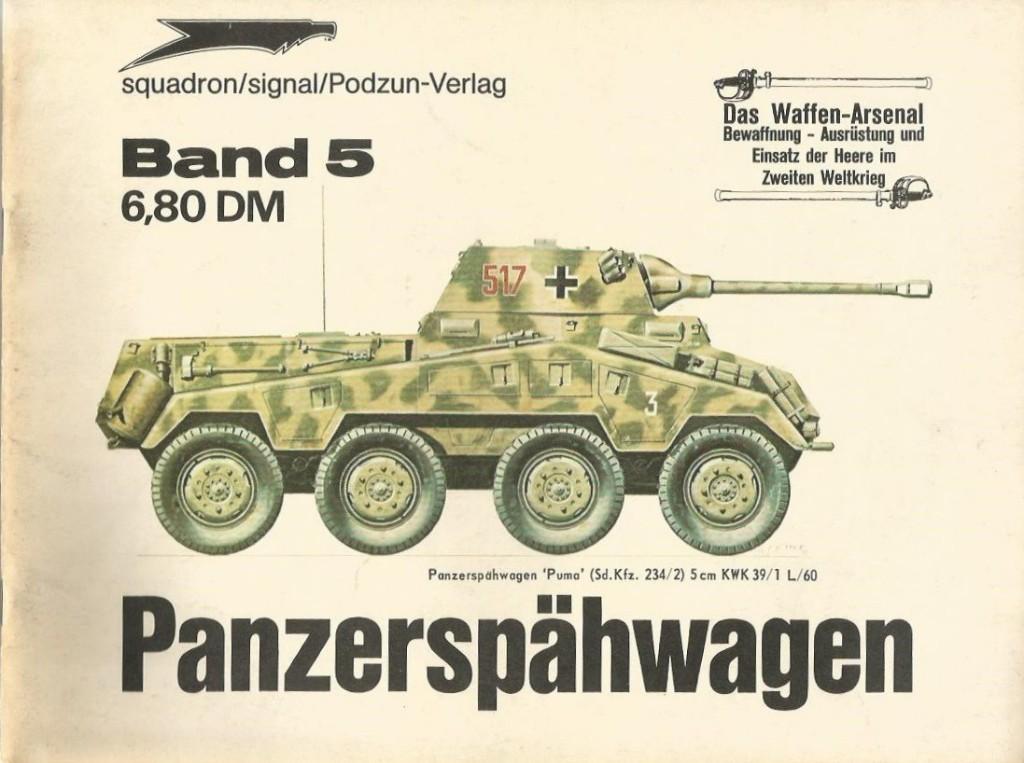 duits panzer panzerspahwagen verkennen, Verzenden, Landmacht, Duitsland, Boek of Tijdschrift