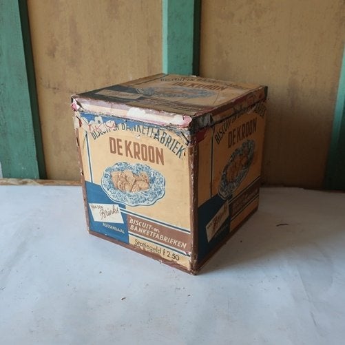 Winkelblik Beschuit en Banketfabriek de Kroon Van den Brinks, Antiek en Kunst, Curiosa en Brocante, Ophalen of Verzenden