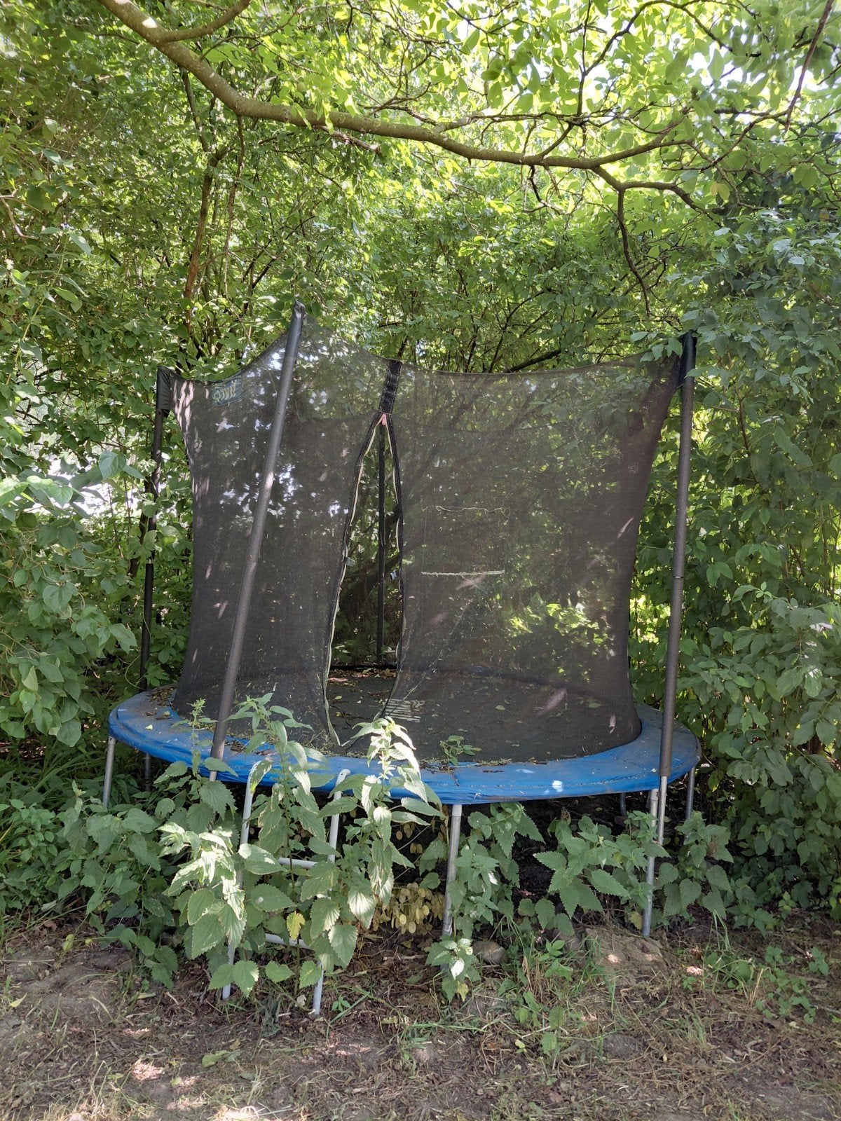 Crivit Trampoline met veiligheidsnet - Gebruikt, Kinderen en Baby's, Speelgoed | Buiten | Trampolines, Ophalen, Gebruikt