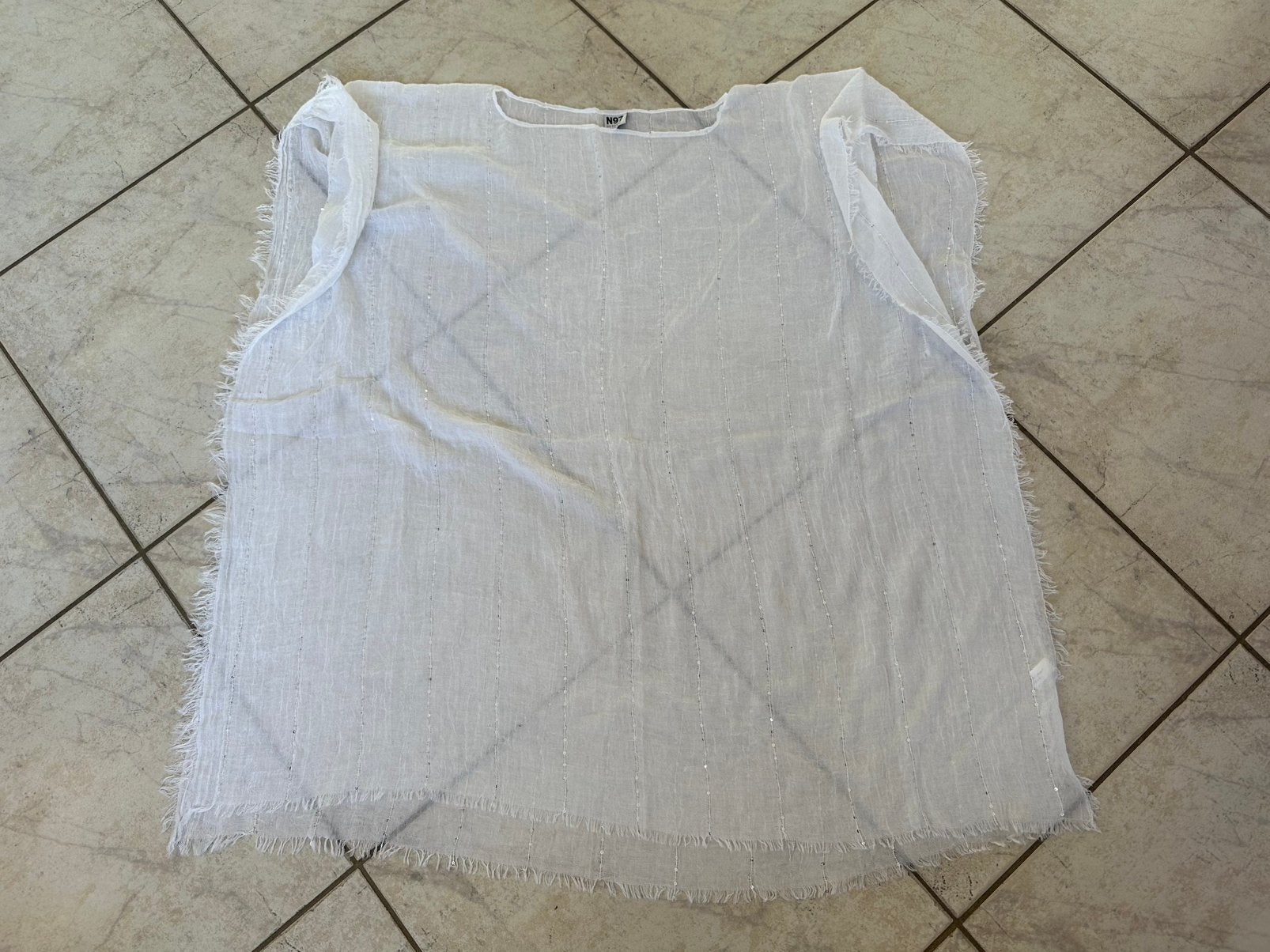 Nieuw strandjurk  kimono tuniek met armsgat wit one size 3st, Maat 38/40 (M), Wit, Nieuw, Ophalen of Verzenden